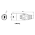 Conector Ethercon Rj45 Plug Macho Rede Xlr Net + Linha Preto - Imagem 4