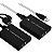 Extensor Usb 60m Via Cat5/cat6 Ultra Rapido Ativo Com Fonte Preto - Imagem 1