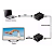 Adaptador Extensor Vga P/ Lan Cat5 Cat6 Rj45 Rede 60m Ativo - Imagem 2