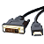Cabo Hdmi X Dvi 24+1 Macho 1,80 Metros Full Hd 1080p Conex - Imagem 1