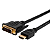 Cabo Hdmi X Dvi 24+1 Macho 1,80 Metros Full Hd 1080p Conex - Imagem 2