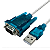 Cabo Usb Para Cerial Rs232 2.0 Azul Azul-aço - Imagem 1