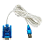 Cabo Usb Para Cerial Rs232 2.0 Azul Azul-aço - Imagem 5