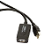 Cabo Extensor Usb Para Webcam Ativo Blindado 5m Professional Preto - Imagem 2