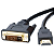 Cabo Hdmi X Dvi 24+1 Macho 1,80 Metros Full Hd 1080p Conex - Imagem 1
