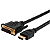 Cabo Hdmi X Dvi 24+1 Macho 1,80 Metros Full Hd 1080p Conex - Imagem 2