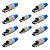 Conector Rj45 Cat8/cat7 Stp Blindado 40gb 2000mhz Kit Com 10 - Imagem 1