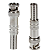 Kit 10 Conector Bnc Com Mola Parafuso Cftv Com Mola Parafuso Prateado - Imagem 2