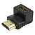 Adaptador Hdmi M/f 90 Graus Para Cima Alta Qualidade - Imagem 3