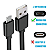 Cabo Rápido V8 Carregador E Dados Micro Usb / Usb 1 Metro 1m Cor Preto - Lar Ideal - Imagem 4