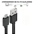 Cabo Rápido V8 Carregador E Dados Micro Usb / Usb 1 Metro 1m Cor Preto - Lar Ideal - Imagem 6