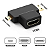 Adaptador Hdmi Femea Para Mini E Micro Hdmi Macho 3 Em 1 - Imagem 4