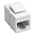 Conector Keystone Emenda Rj45 Femea X Femea Cat6 - Imagem 1