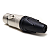 Conector Xlr Dmx Canon Femea 5 Pinos Metal Profissional Prata - Imagem 3