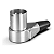 Conector Plug Xlr Macho 90 Graus L Metal Prata Profissional - Imagem 6