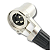 Conector Plug Xlr Macho 90 Graus L Metal Prata Profissional - Imagem 5