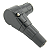 Conector Xlr Fêmea 90 Graus para Áudio Profissional Preto - Imagem 2