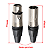 Conector Canon Áudio Xlr De 3 Pinos Níquel Macho E Fêmea - Imagem 5