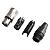 Conector Canon Áudio Xlr De 3 Pinos Níquel Macho E Fêmea - Imagem 4