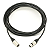 Cabo XLR 3 Pinos Macho x Fêmea 45 metros Profissional 2x030mm blindado - Imagem 2