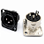 Conector Xlr Painel Macho 3 Pinos Medusa Conex Pro - Imagem 2