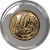 Moeda de 10 centavos de Real de 2019 FC nunca usada. - Imagem 1