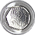 Moeda de 25 centavos de Real de 1995 FC. - Imagem 1