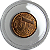 Moeda de 1 centavos de Real de 2000 FC sem uso. - Imagem 2