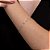 Bracelete regulável Ondulado em Prata 925 - Imagem 2