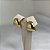 Brinco Curvado Grosso Liso - Banhado a Ouro 18k - Imagem 1