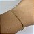 PULSEIRA ELOS 3X1  BANHO EM OURO 18K - 21CM - Imagem 2