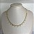 CHOKER GRUEMÊ GOTA LISA + ZIRCÔNIAS 35 + 10 CM - Imagem 1