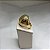 ANEL TODO TRABALHADO COM TELA OVAL EM BANHO DE OURO 18K - Imagem 1
