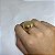 ANEL TODO TRABALHADO COM TELA OVAL EM BANHO DE OURO 18K - Imagem 4