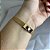PULSEIRA MALHA COM FECHO RELÓGIO-BANHO DE OURO 18K - Imagem 1