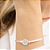 Pulseira Fio de Seda Rosa Bebê Prata 925 - Imagem 1