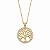 Colar Árvore Micro Zircônia Dourado - Imagem 2