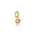 Pingente Redondo Banho Ouro 18k - Imagem 1