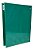 Fichário Organizador Argolas Folhas Plasticas Card Coleção Cor Verde - Imagem 7