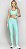 Legging Blocking com bolso Run More - Verde M - Imagem 1