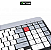 Teclado Com Fio Usb Para Notebook E Computador JP09- Verde - Imagem 2
