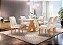 CONJUNTO MESA BELLE 1,70 TP VIDRO C/ 06 CADEIRAS BELLE - Imagem 1
