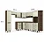 Cozinha Compacta 12 Peças 10 Portas 8 Gavetas Evolution Plus Tannat/Legno Crema - Imagem 2