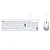 Kit Teclado E Mouse Usb Pcyes Soft Branco - Imagem 1