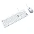 Kit Teclado E Mouse Usb Pcyes Soft Branco - Imagem 2
