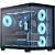 Gabinete Gamer Aerocool ATX P500C Lateral Vidro - Imagem 1