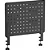 Painel Organizador Fortrek Grid Space Gamer Preto - Imagem 2