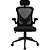 Cadeira Ergonômica Fortrek Ergo Base Escritório Mesh Preta - Imagem 1