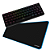 Kit Fortrek Teclado Mecânico Gravity Air Compact Wireless Preto + Mouse Pad Gamer Speed MPG104 - 900x400mm - Azul - Imagem 2
