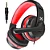 Headset Gamer Fortrek Spider Black P3 Preto/Vermelho - Imagem 1